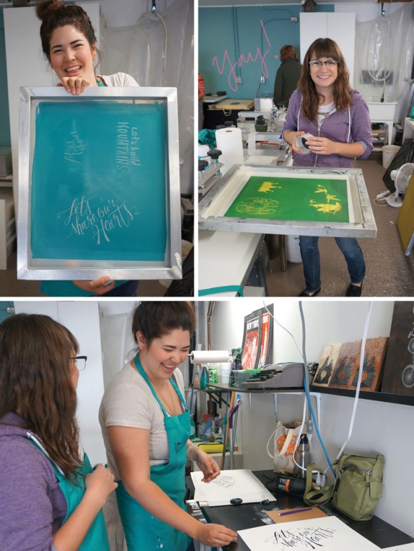 Screen Printing with Whiteout Workshop